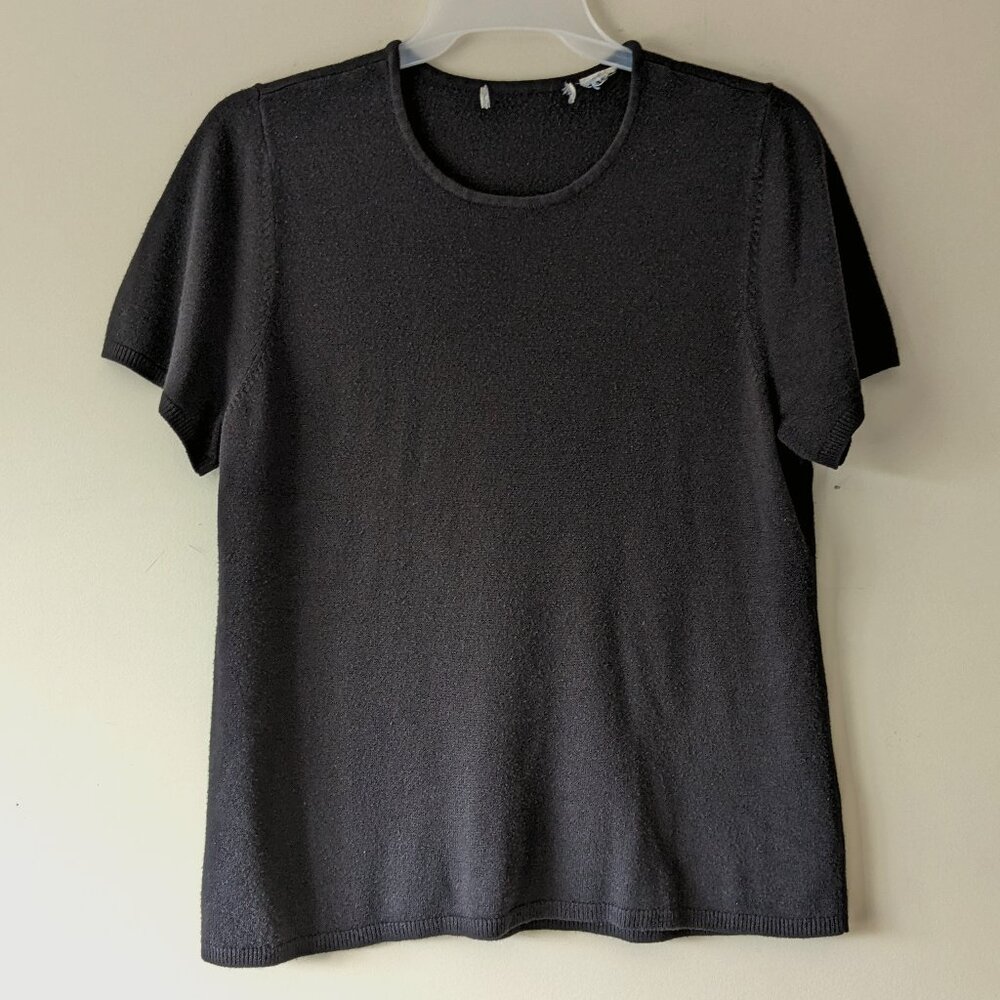 Jersey Knit Short Sleeve Top